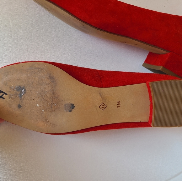 Halogen Red Suede Shoes - Picture 5 of 6